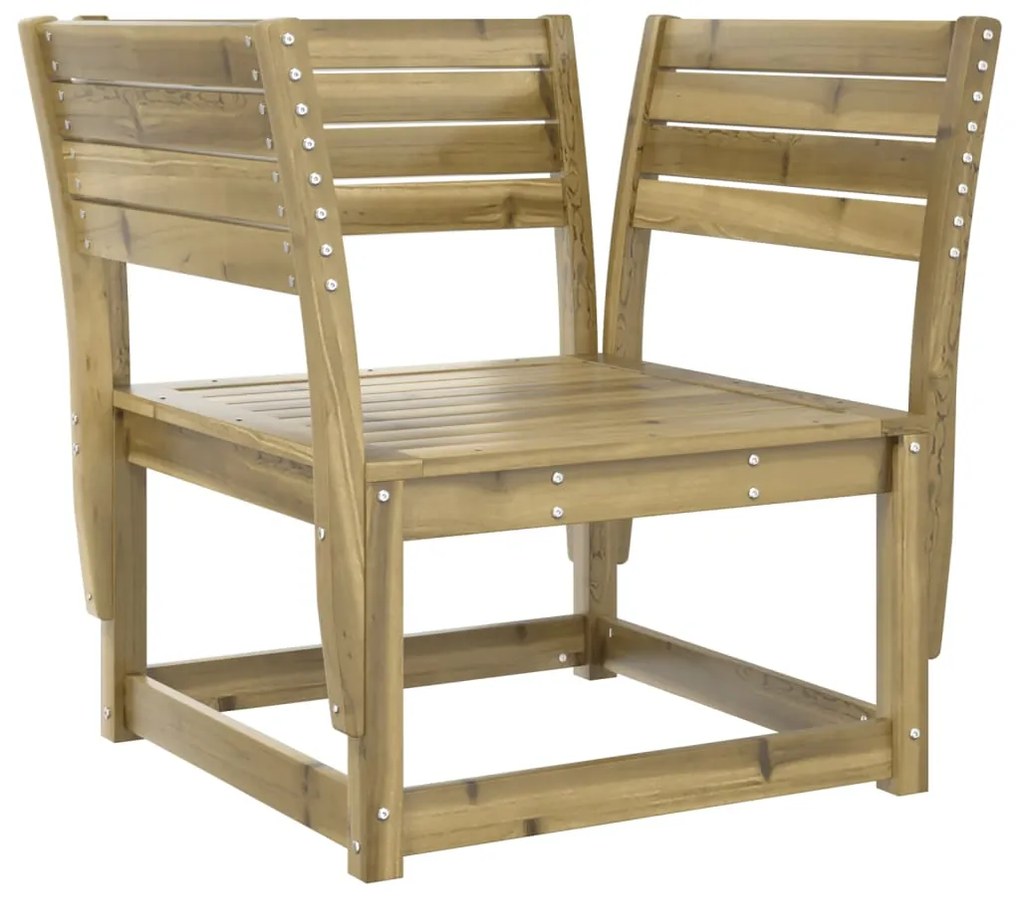 Set Divani da Giardino 5 pz in Legno Impregnato di Pino