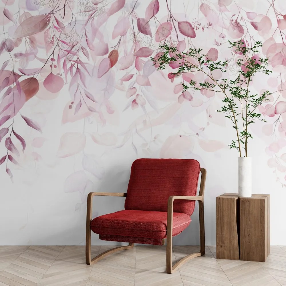 Carta da parati – Tocco Delicato di Natura in Rosa
