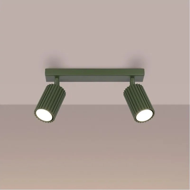 Brilagi - Faretto LED CRESTO 2xGU10/10W/230V verde