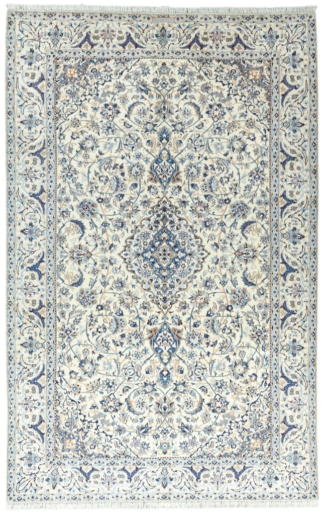 Nain Tappeto 200 x 320 Beige (Iran) Annodato A Mano