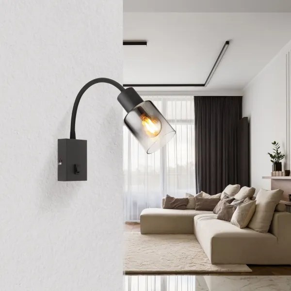 Globo 54308W - Applique HUBERTUS 1xE14/40W/230V