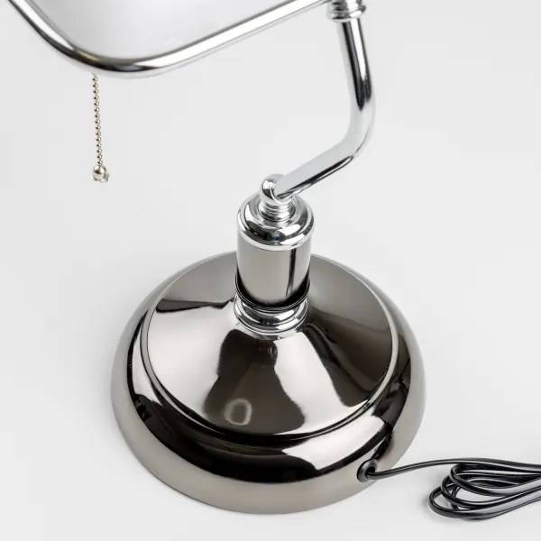 Brilagi - Lampada da scrivania BANK OFFICE 1xE27/60W/230V nero/argento/bianco