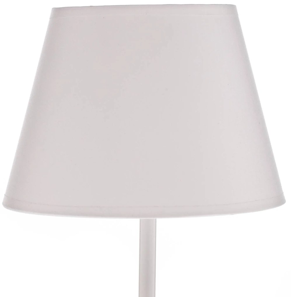 Luminex Lampada da tavolo Soho, conica, altezza 33 cm, bianco