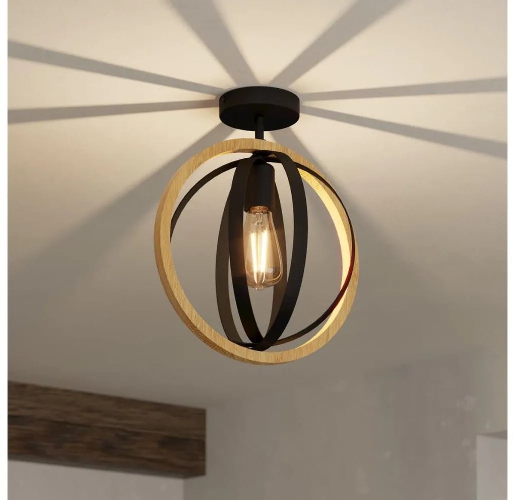 Eglo 43736 - Plafoniera BASILDON 1xE27/40W/230V