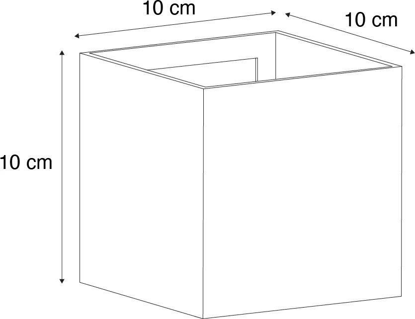 Applique da esterno scandinava con stampa legno con LED IP54 - Edwin