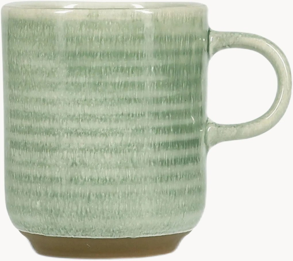 Set di 4 tazze Cameo Green