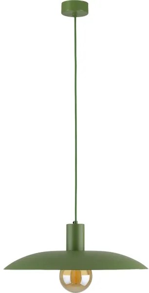 Lampadario a sospensione con filo ASTRA 1xE27/15W/230V diametro 41 cm verde
