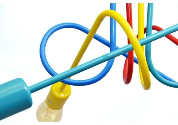 Lampadario LED da soffitto per bambini OXFORD 4xE27/10W/230V