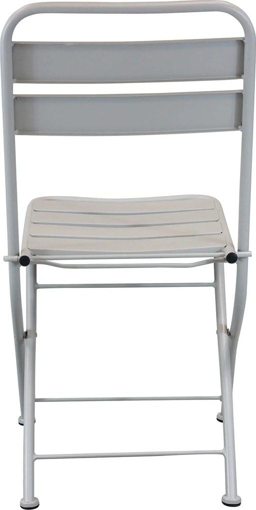 ROMANUS - sedia da giardino pieghevole salvaspazio in ferro