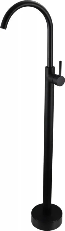 Mexen Alma miscelatore lavabo a pavimento, nero - 75034-70