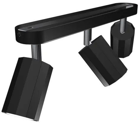 Faretto BELLO 3xGU10/8W/230V nero