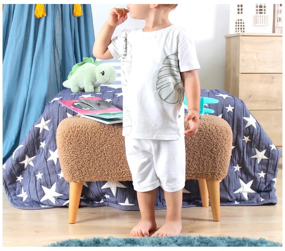 Pouf marrone per bambini Moouv - Artie