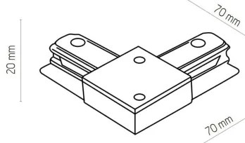 Zuma Line 3045 - Faretto per sistema a binario REFLEKTOR 8xGU10/10W/230V