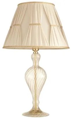 Lampada da tavolo in vetro roxanne h70 lg.roxanne