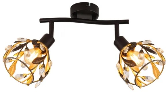 Globo 15759-2 - Faretto MIKA 2xE14/25W/230V