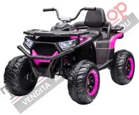 Quad Elettrico per Bambini ATV OUTLANDER PRO 12V con Radiocomando colore Rosa