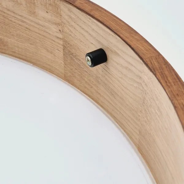 Brilagi - LED RGBW dimmerabile plafoniera CARVALHO 2xE27/9W/230V Wi-Fi rovere pr. 37,5