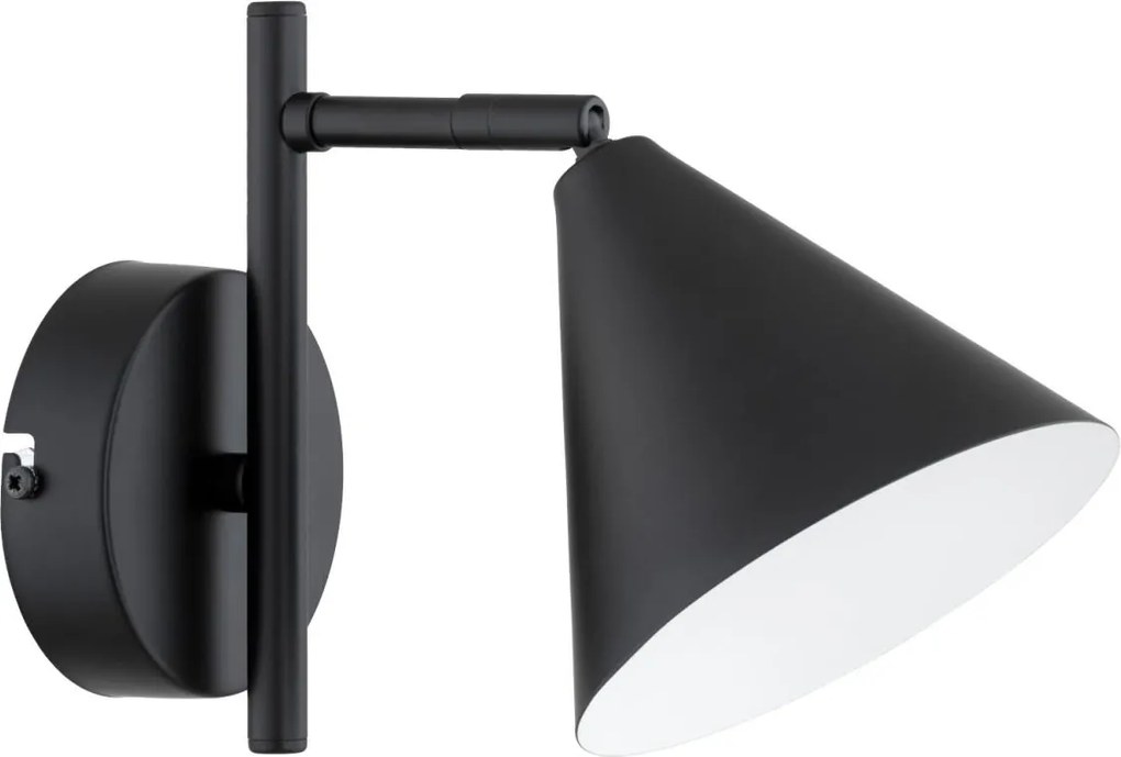 Lampada da parete ZELTA 1xE27/15W/230V nera