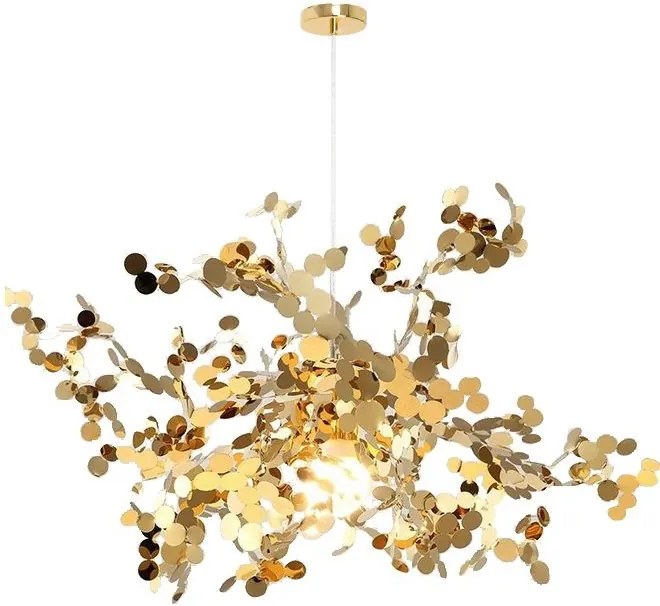 Lampada a sospensione stravagante APP546-3CP dorata