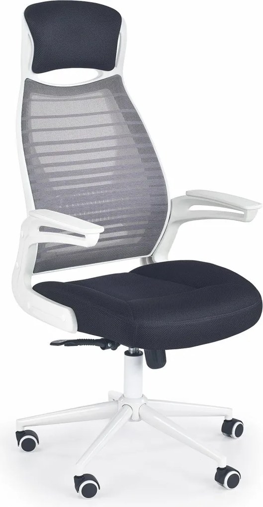 Sedia da ufficio Franklin in bianco nero