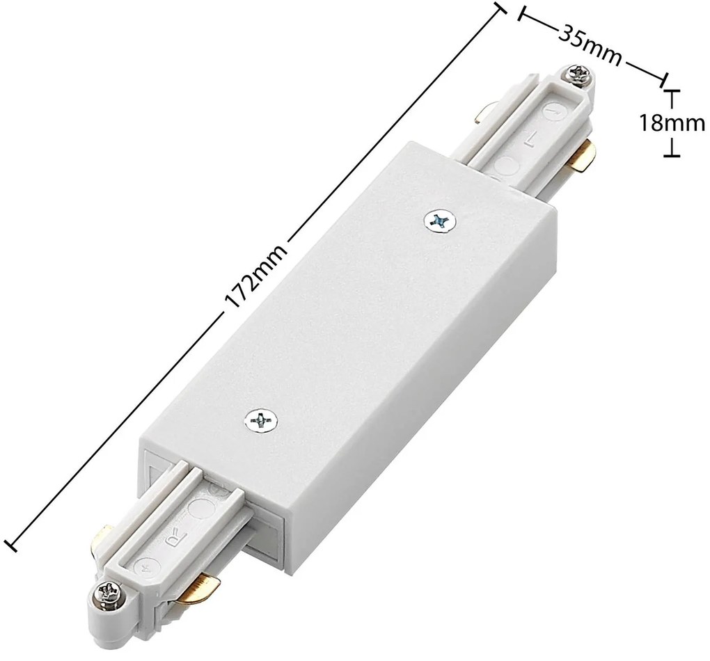 Alimentatore centrale Lindby Linaro, bianco, sistema monofase