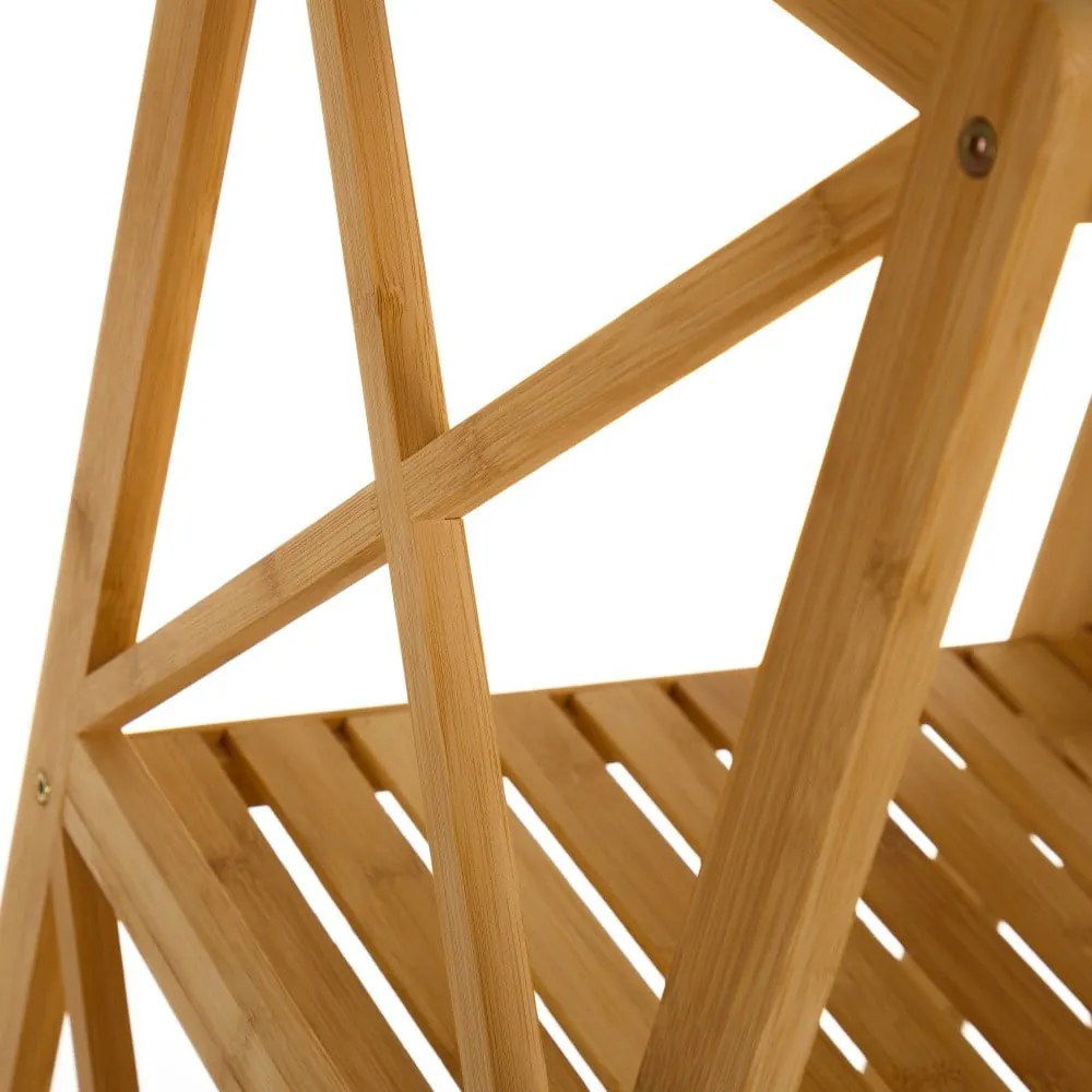 Mensola da bagno in bambù colore naturale 33x119 cm - Casa Selección