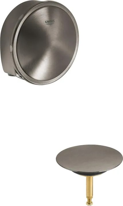 Talentofil di GROHE per lavabo grafite spazzolato H 94 L 97 mm
