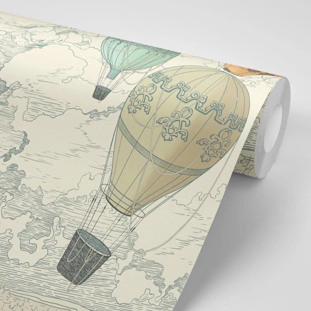 Carta da parati autoadesiva – Palloncini nei colori