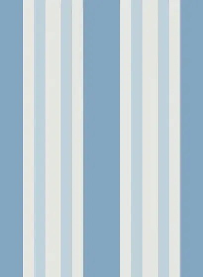 Streifentapete Polo Stripe von Cole & Son - Blue