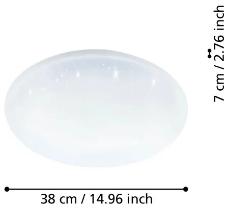 Eglo 900001 - Plafoniera LED dimmerabile TOTARI-Z LED/19,2W/230V 2700-6500K