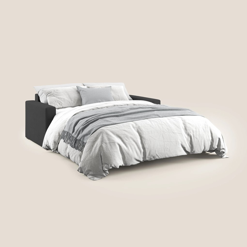 Best Divano letto matrimoniale in tessuto impermeabile T02 nero