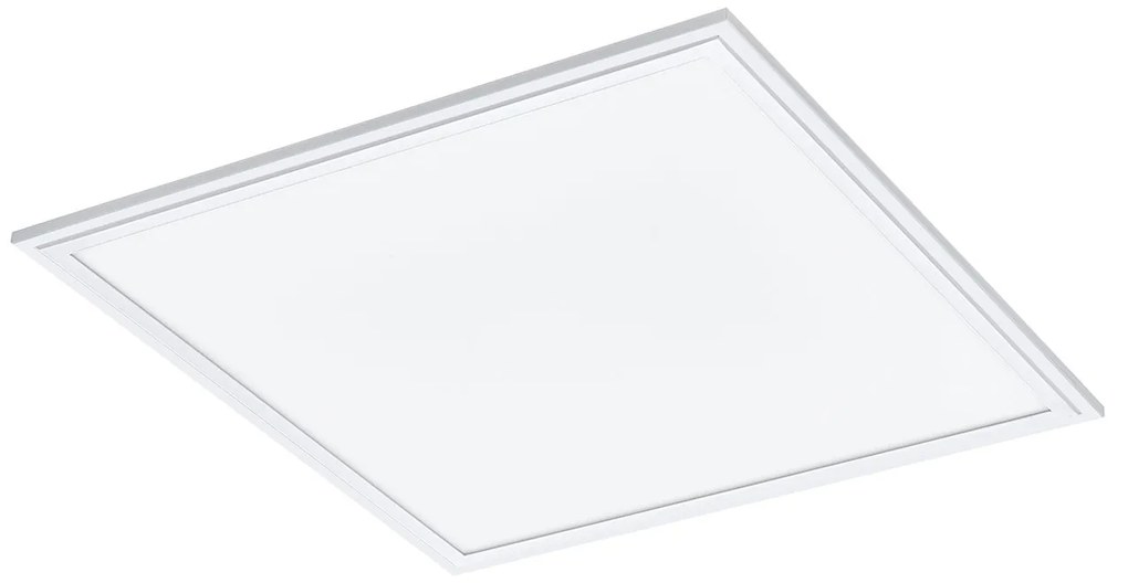 Plafoniera Moderna Salobrena-A Alluminio Bianco Luce Led Integrato 20W