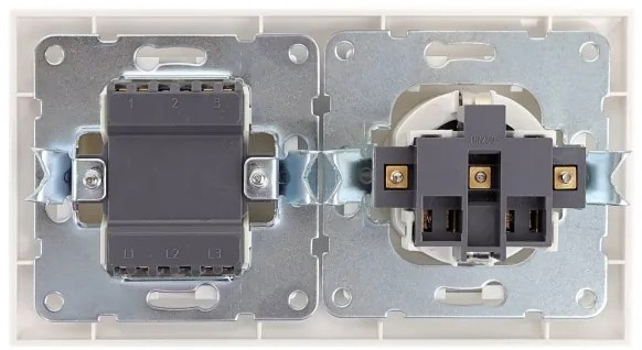 Aigostar - Interruttore di casa con presa 1x16A/250V