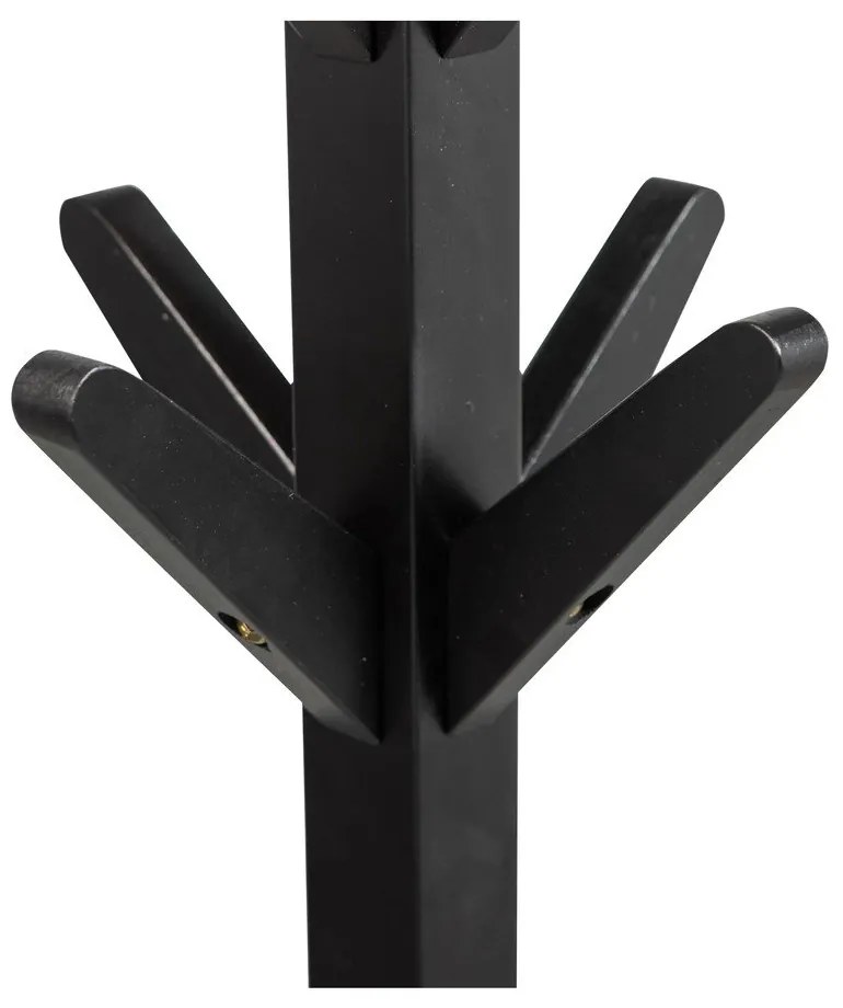 Appendiabiti nero in legno di betulla Studio - WOOOD