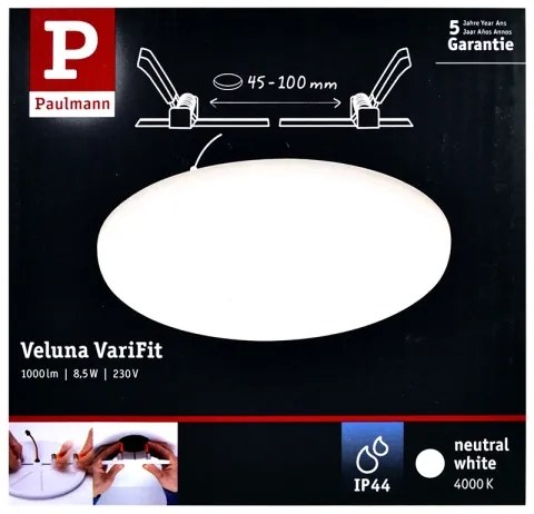 Paulmann 92391 - LED/8,5W IP44 Lampada da incasso per bagno VARIFIT 230V