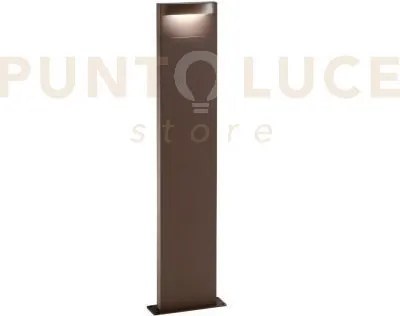 Paletto led mobula bronzo in alluminio 8w 1100lm 3000k ip65 280x195...