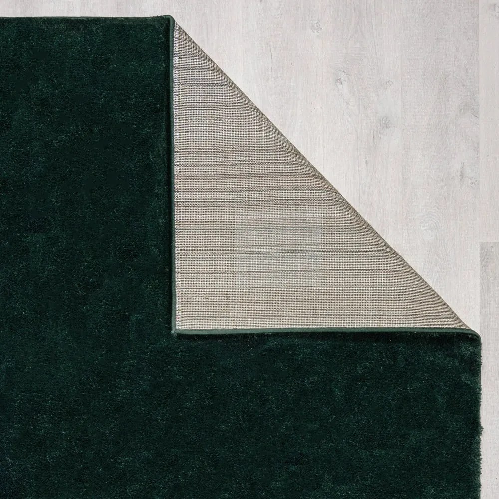 Tappeto in fibra riciclata verde scuro 160x230 cm Sheen - Flair Rugs