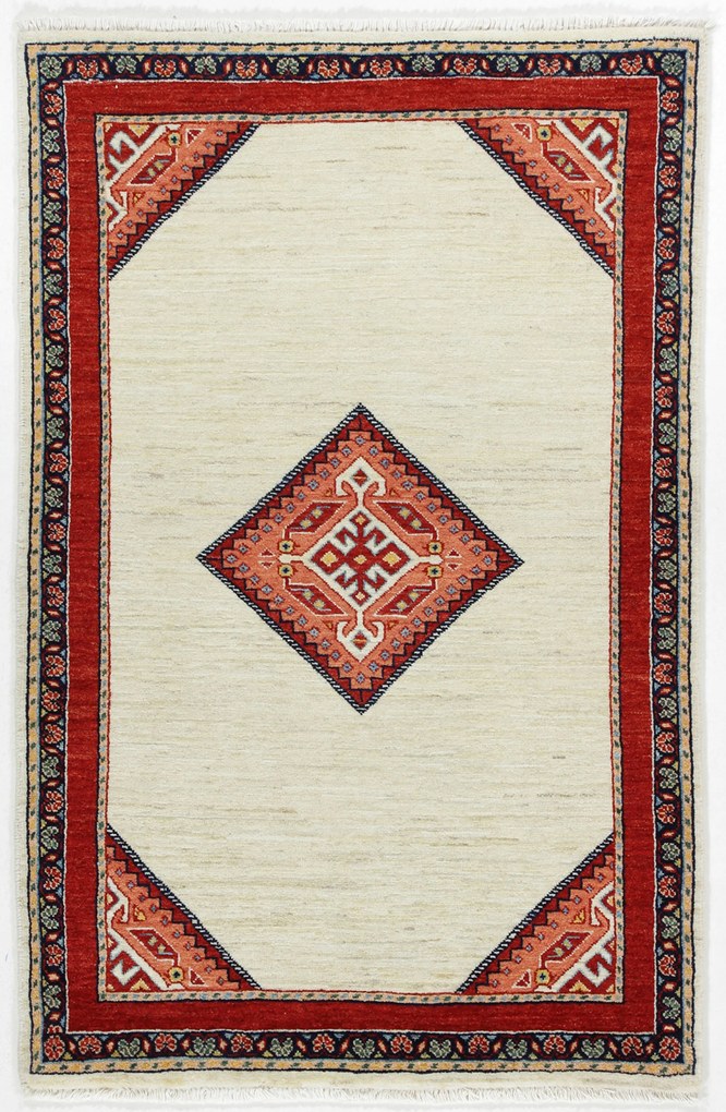 Rizbaft Tappeto 140x90 (Iran) Annodato A Mano