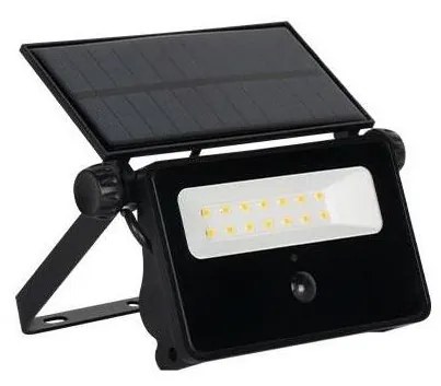 Proiettore solare a LED con sensore – 10 W, 5,5 V, IP65, 1800 mAh