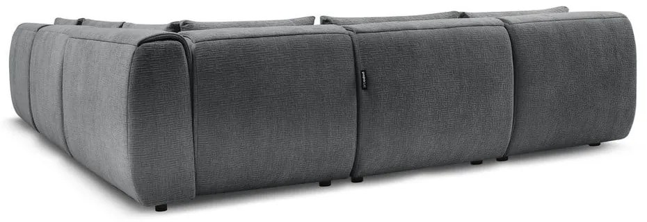 Divano angolare grigio (variabile) Jeanne - Bobochic Paris