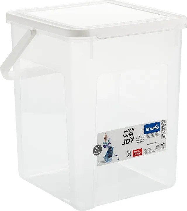 Plastový úložný box s víkem – Rotho