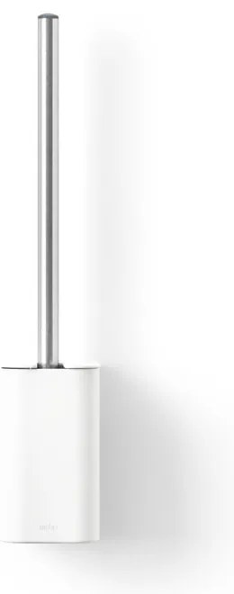 Scopino autoportante bianco in plastica riciclata Flex Adhesive - Umbra