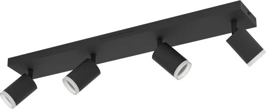 Eglo 901942 - Faretto LED RGBW dimmerabile MELITELLO-Z 4xLED/3,7W/230V nero