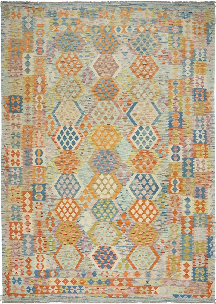 Kilim Tappeto 250x360 (Pakistan) Tessuto A Mano