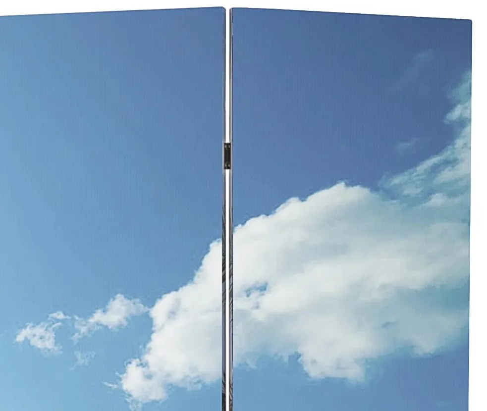 Paravento pieghevole 217x170 cm con stampa spiaggia