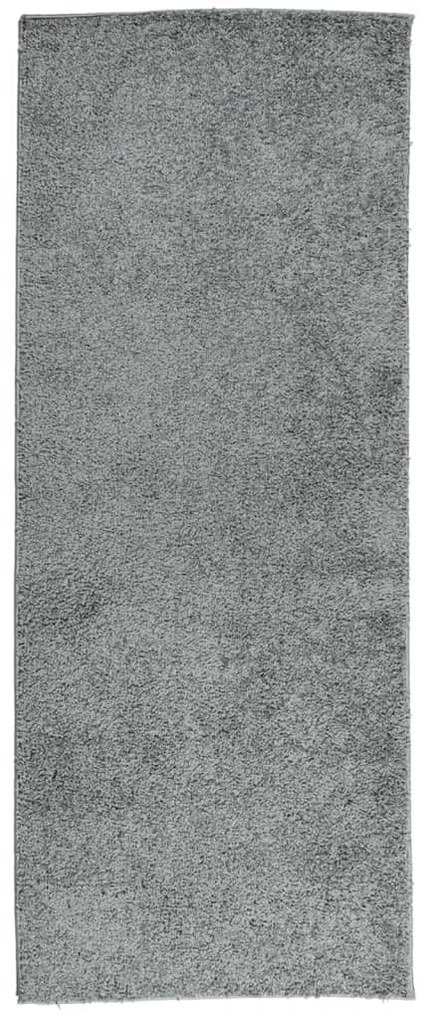 Tappeto Shaggy a Pelo Lungo Moderno Verde 80x200 cm