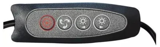 Lampada da tavolo LED dimmerabile con una lente d'ingrandimento LED/6W/5V nero