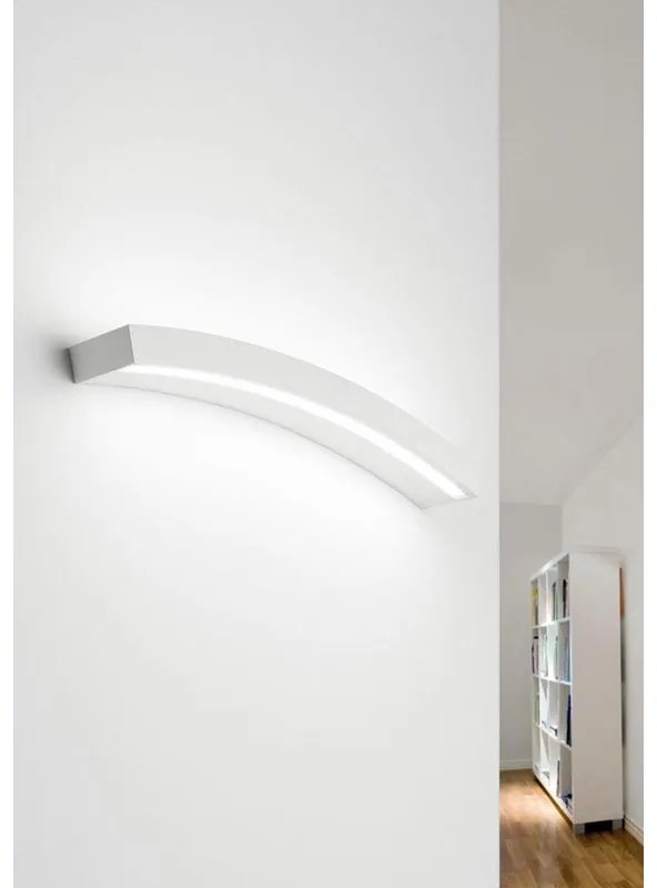 Applique LED moderno in gesso Melossia bianco TECNICO