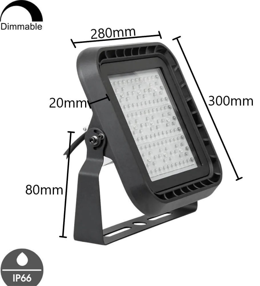 Faro LED 28.000lm dimmerabile 1-10V IP66 - Premium Colore Bianco 5.000K