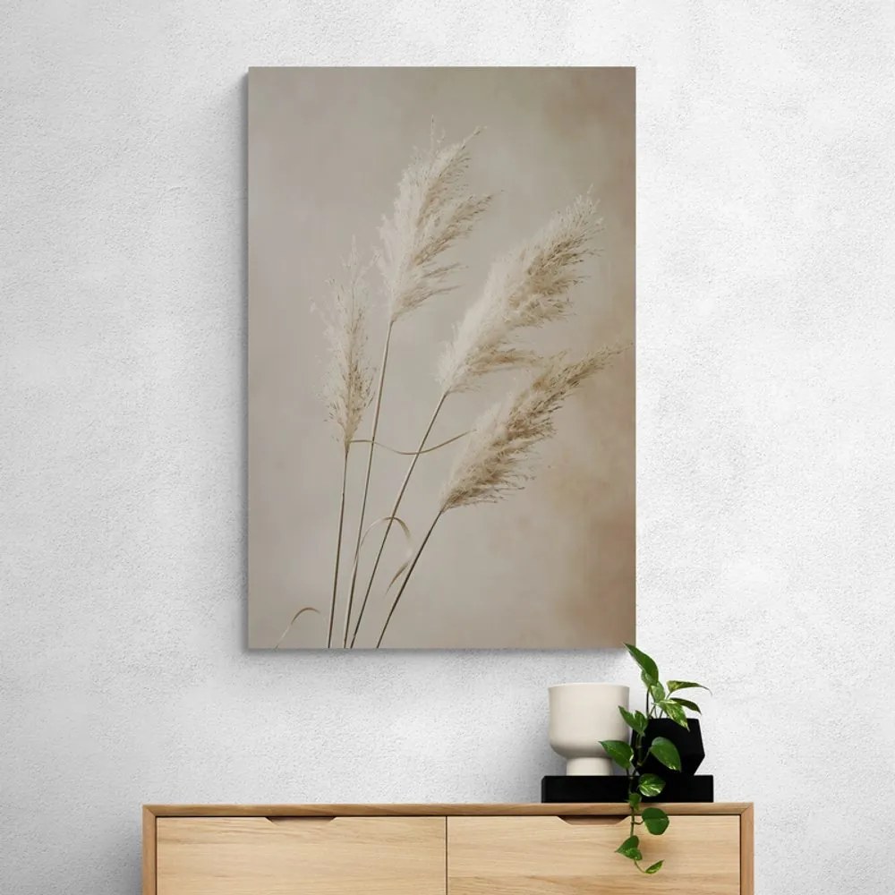Stampa su tela – Erba pampas secca